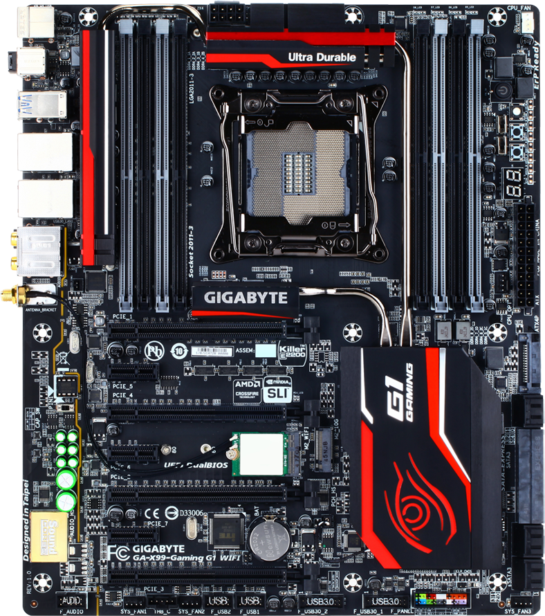 Gigabyte GAX99Gaming G1 Wifi Motherboard Specifications On